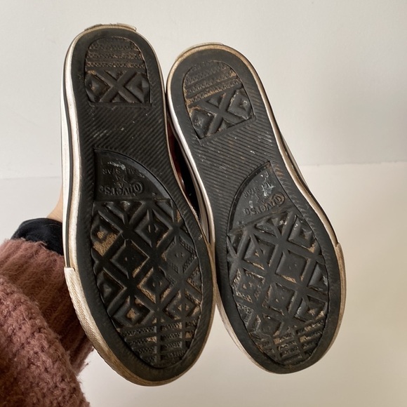 Converse black youth kids size 1 shoes - Picture 7 of 12